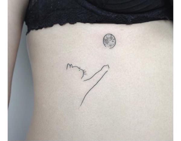 Cat tattoo design, idea 37