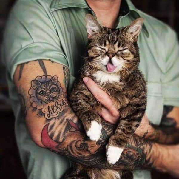 Cat tattoo design, idea 38