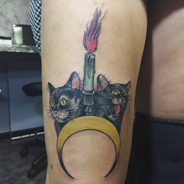 Cat tattoo design, idea 40
