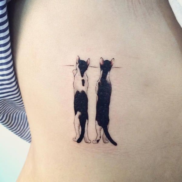 Cat tattoo design, idea 41