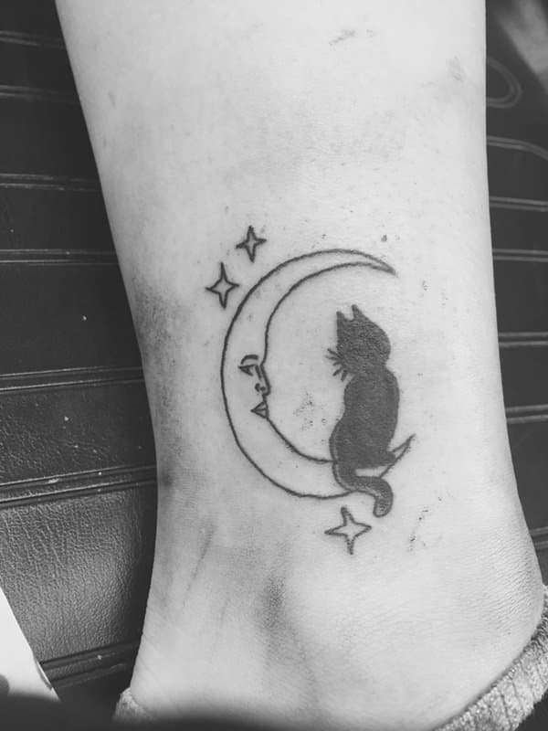 Cat tattoo design, idea 43