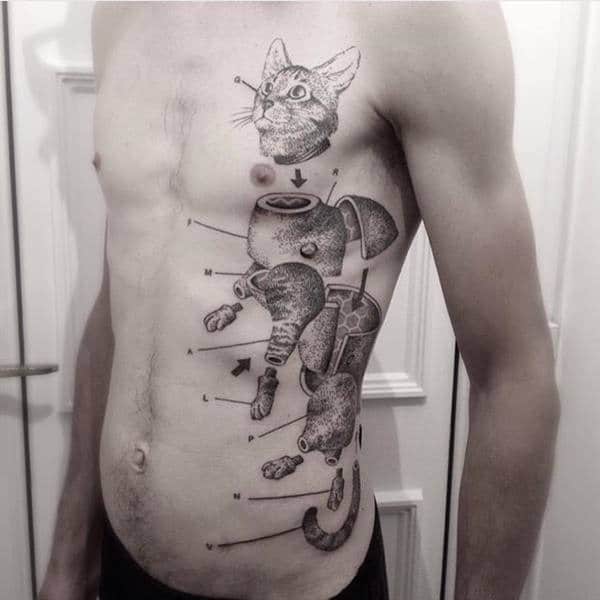 Cat tattoo design, idea 44