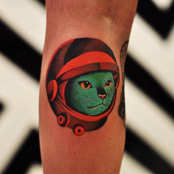 Cat tattoo design, idea 45