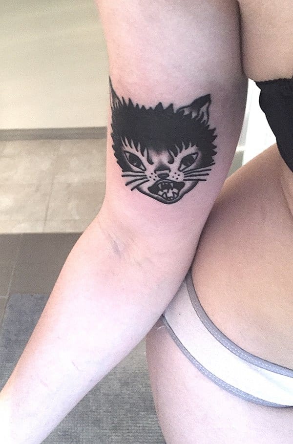 Cat tattoo design, idea 47