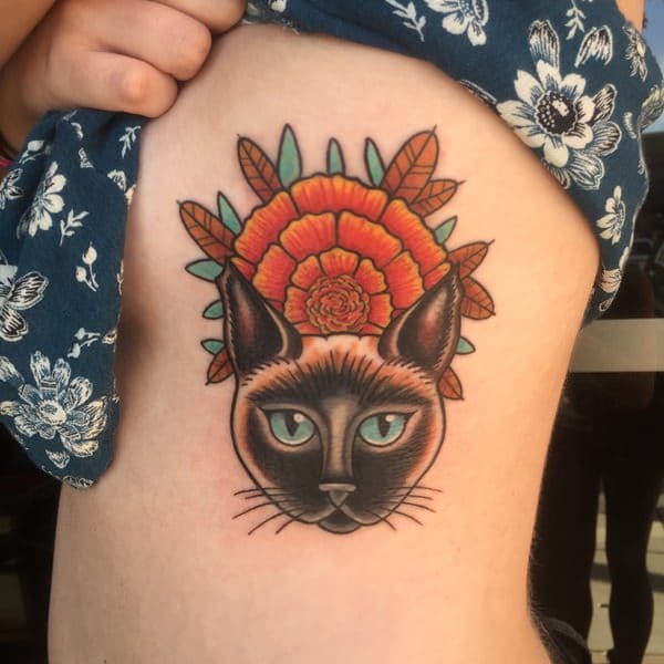 Cat tattoo design, idea 48