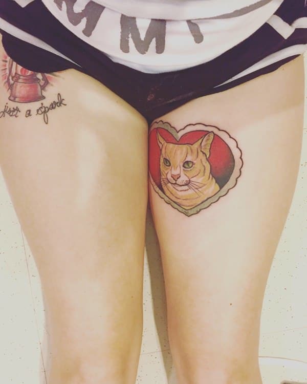 Cat tattoo design, idea 49