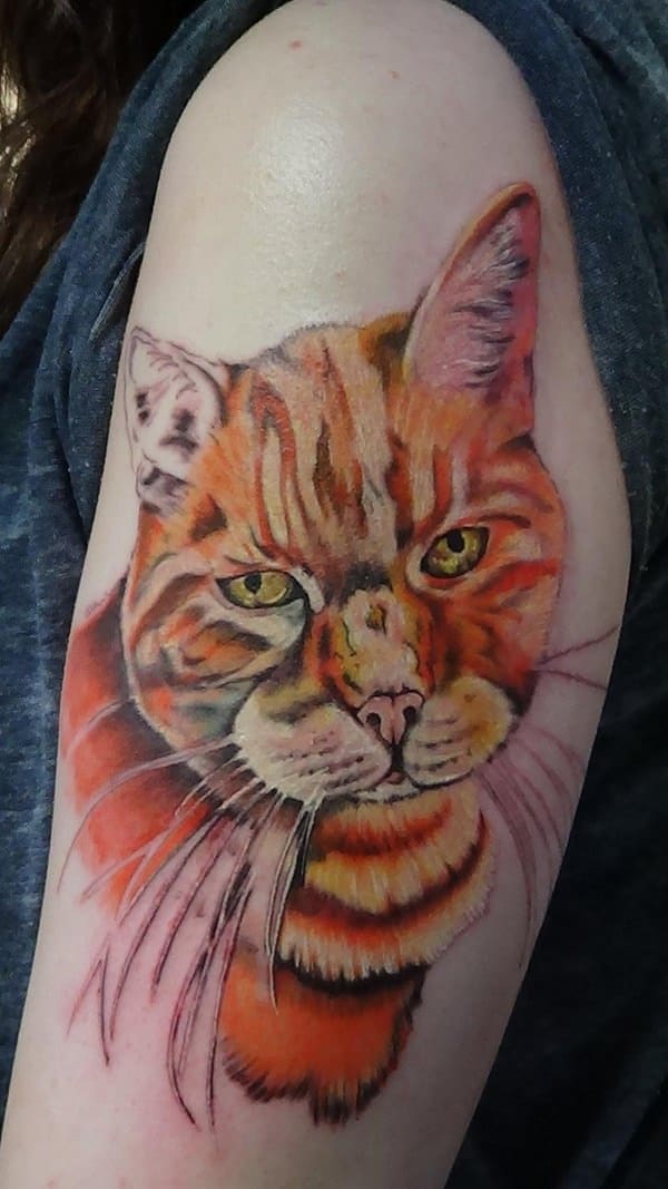 Cat tattoo design, idea 56