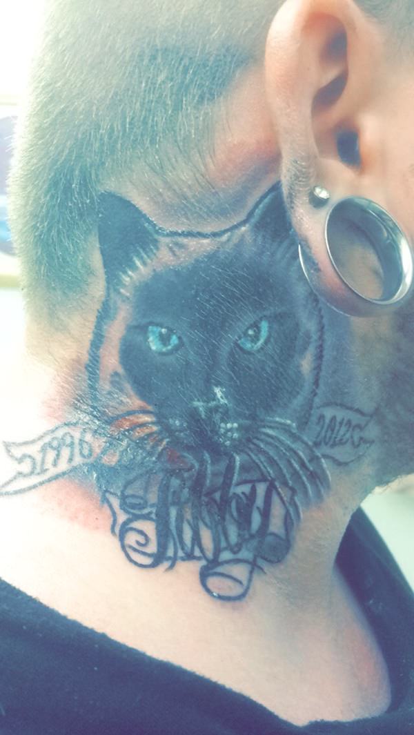 Cat tattoo design, idea 59
