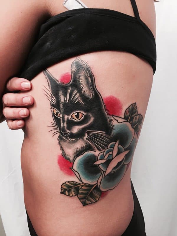 Cat tattoo design, idea 63