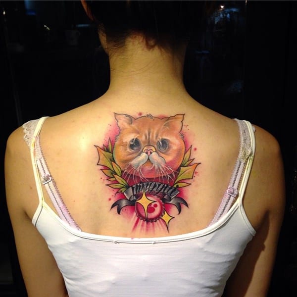 Cat tattoo design, idea 70