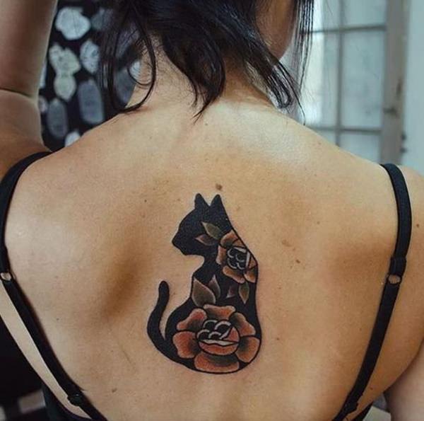Cat tattoo design, idea 76