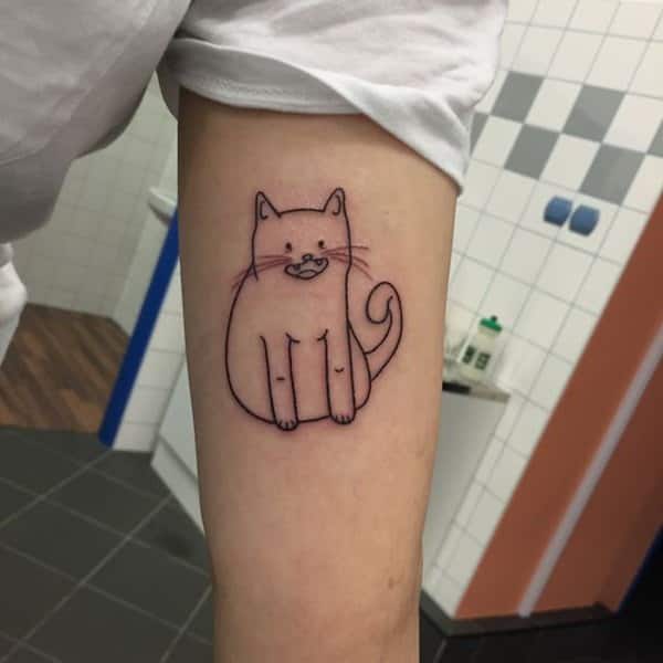 Cat tattoo design, idea 81