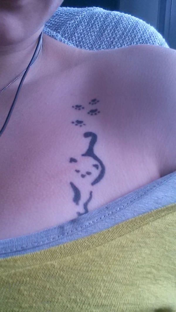Cat tattoo design, idea 87
