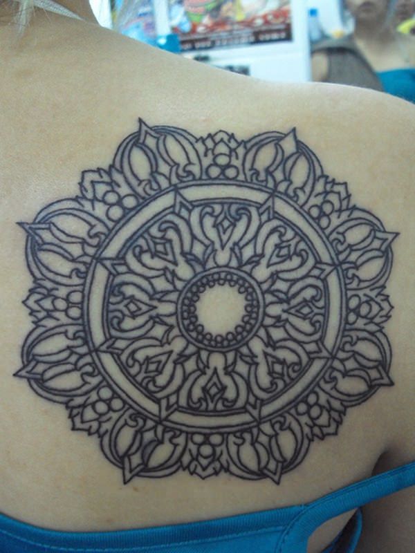 Mandala tattoo designs with meaning design, idea 19