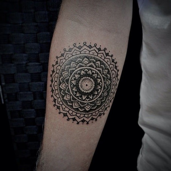 Mandala tattoo designs with meaning design, idea 33