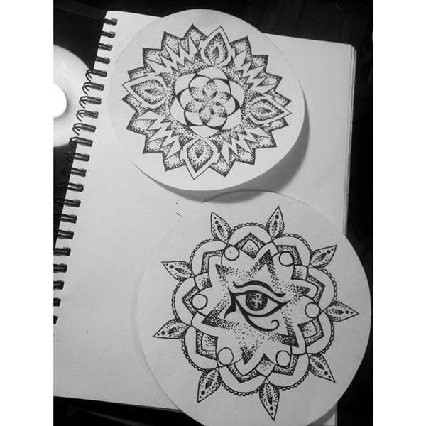 Mandala tattoo designs with meaning design, idea 51