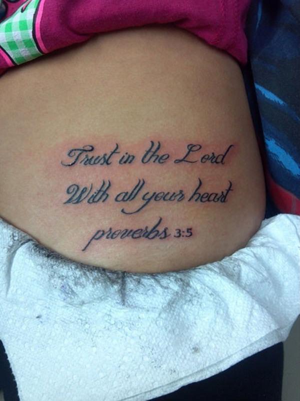 Bible verse tattoos design, idea 2