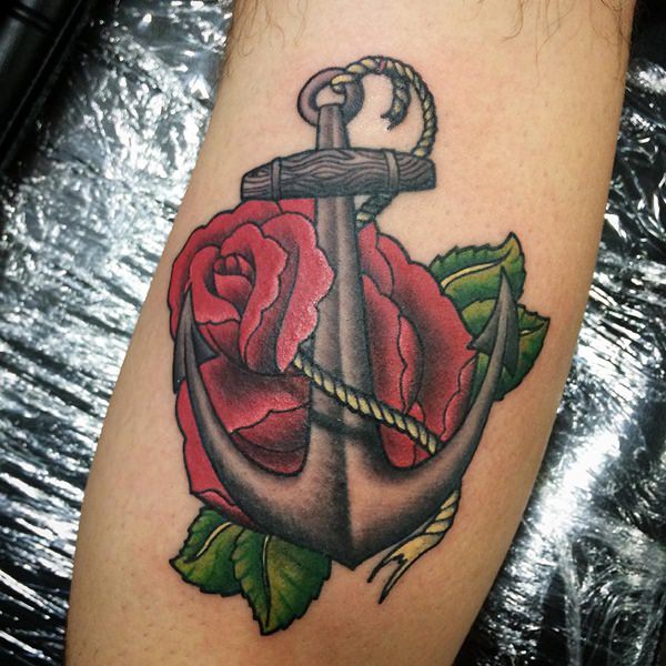 Rose tattoo design, idea 10