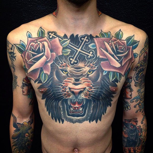 Rose tattoo design, idea 13