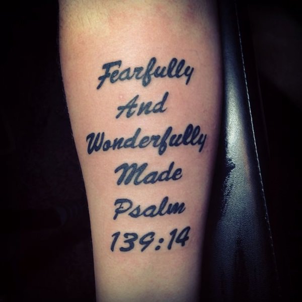 Bible verse tattoos design, idea 15