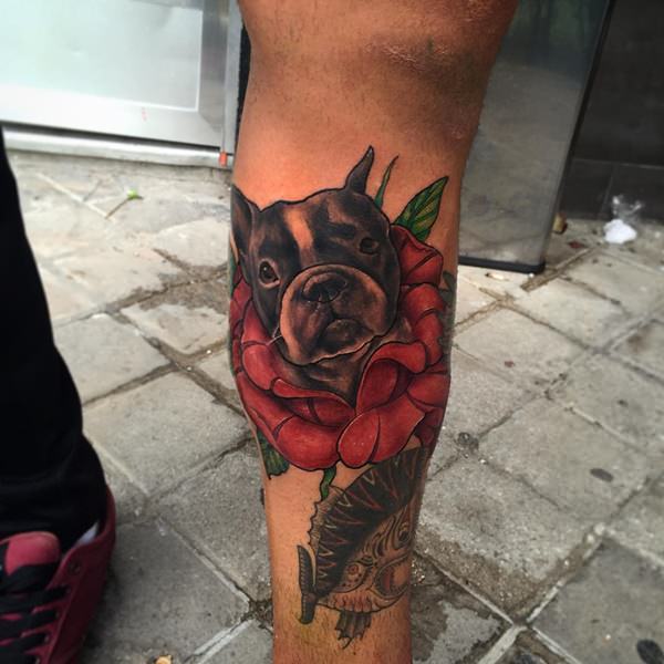 Rose tattoo design, idea 14