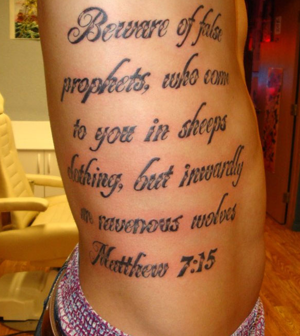Bible verse tattoos design, idea 13