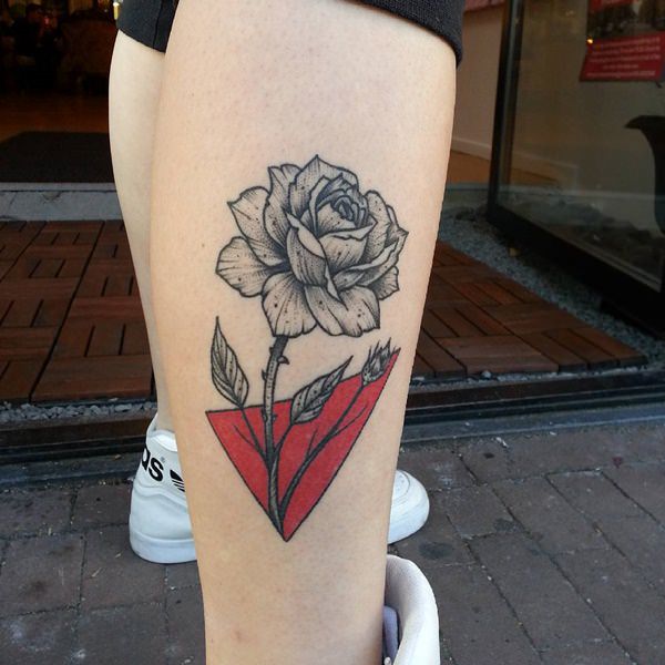 Rose tattoo design, idea 16