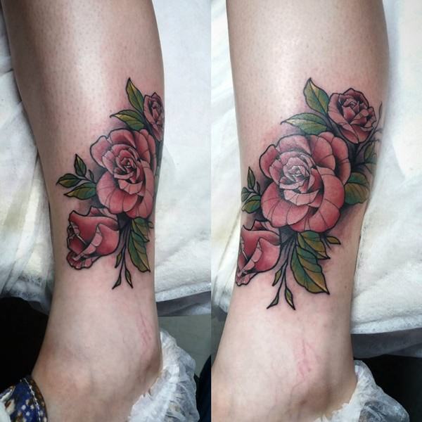 Rose tattoo design, idea 18