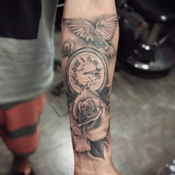 Rose tattoo design, idea 20