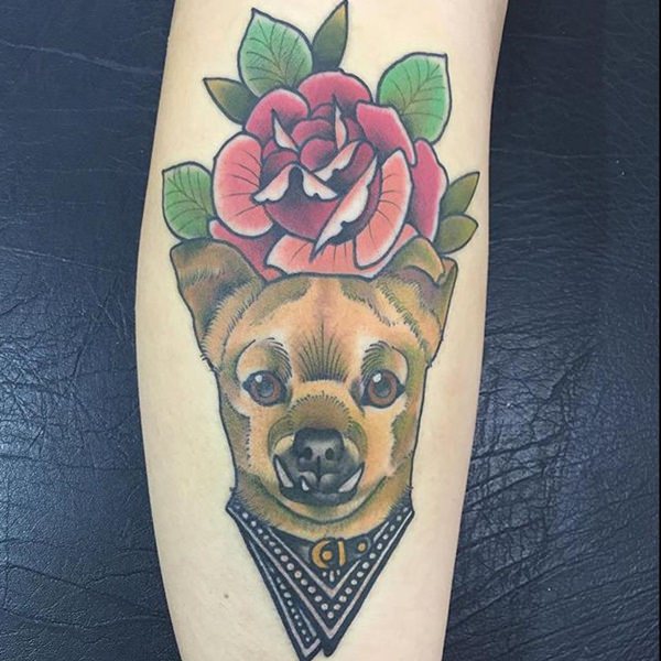 Rose tattoo design, idea 21