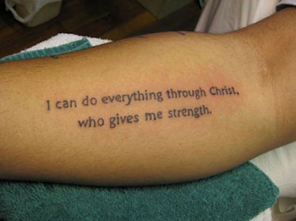 Bible verse tattoos design, idea 4