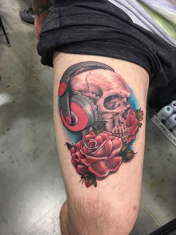 Rose tattoo design, idea 36