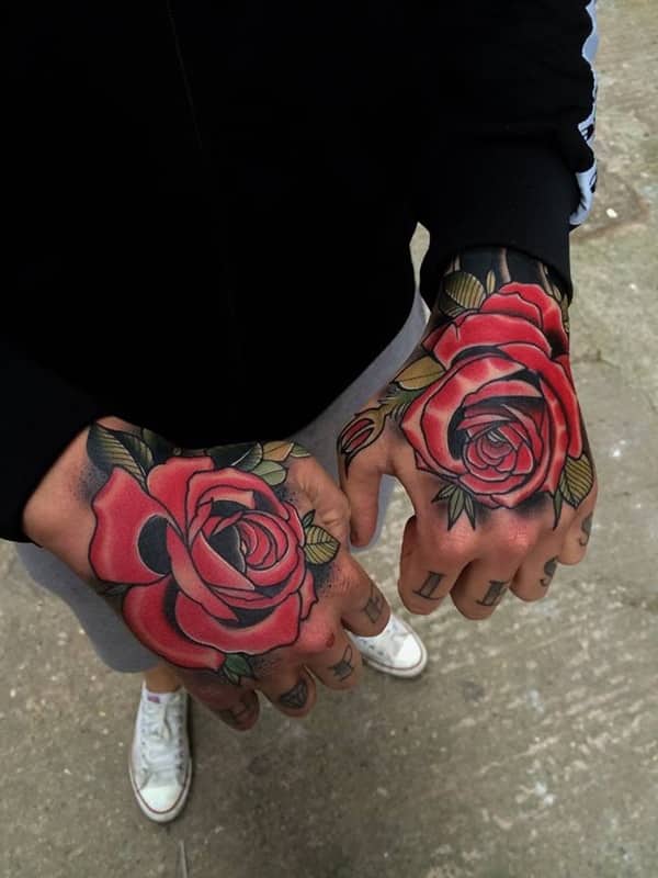 Rose tattoo design, idea 30