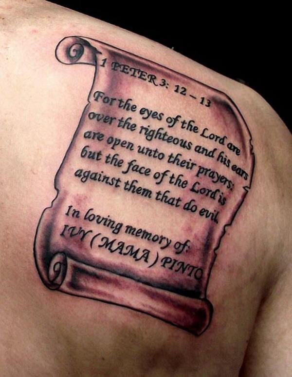 Bible verse tattoos design, idea 35