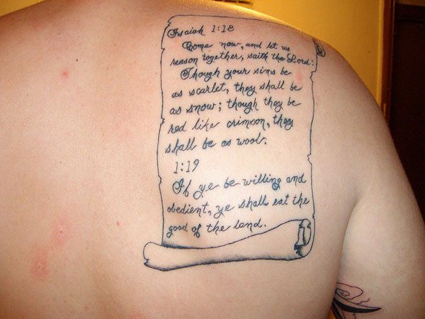 Bible verse tattoos design, idea 41