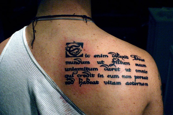 Bible verse tattoos design, idea 6