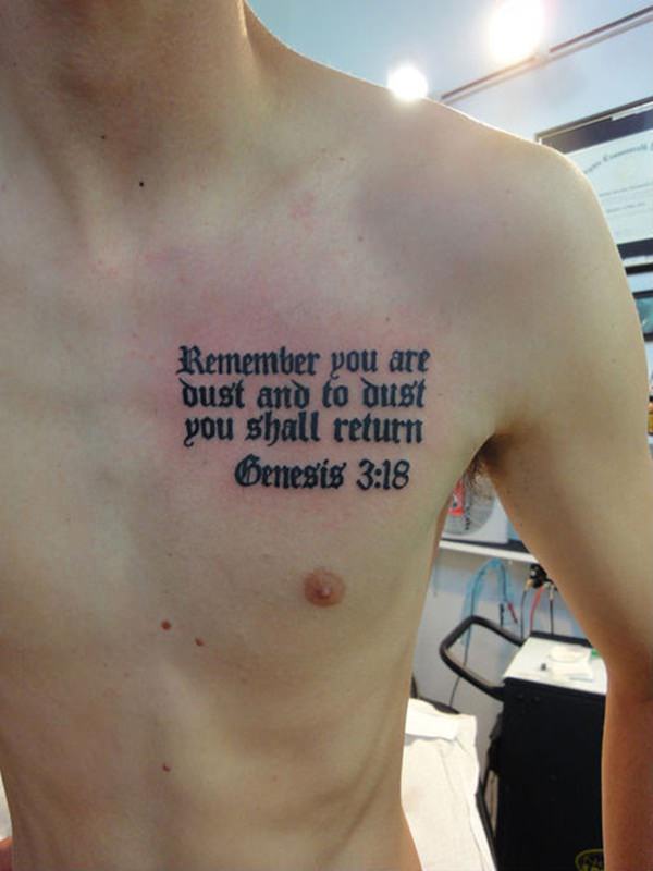 Bible verse tattoos design, idea 7