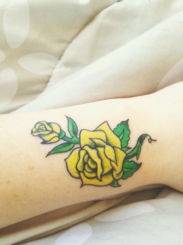 Rose tattoo design, idea 4