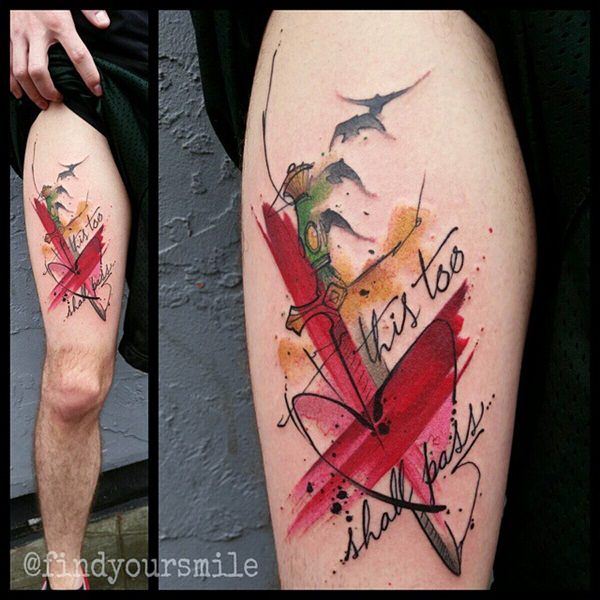This too shall pass tattoos design, idea 12