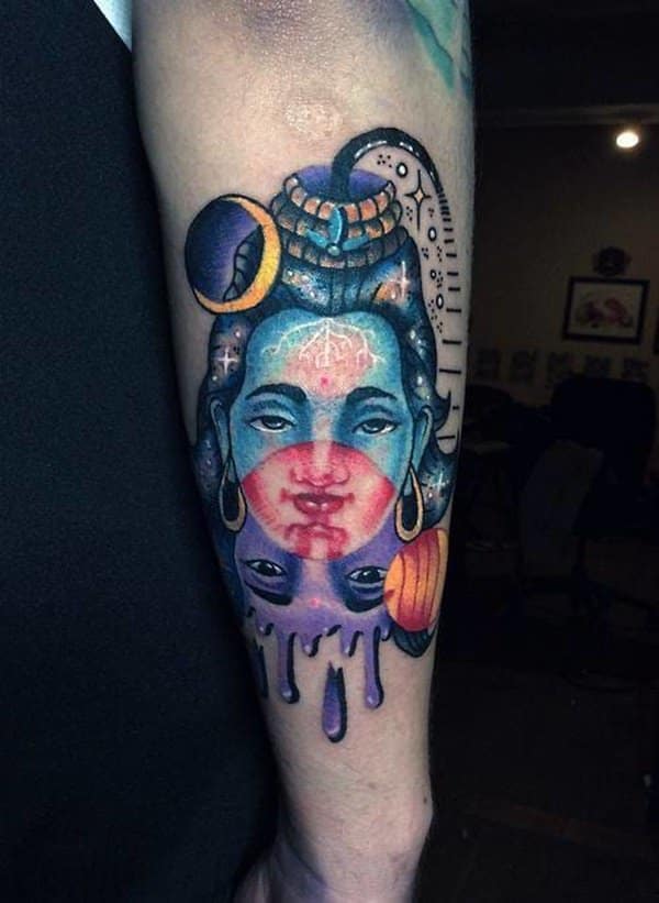 Hindu tattoo design, idea 6