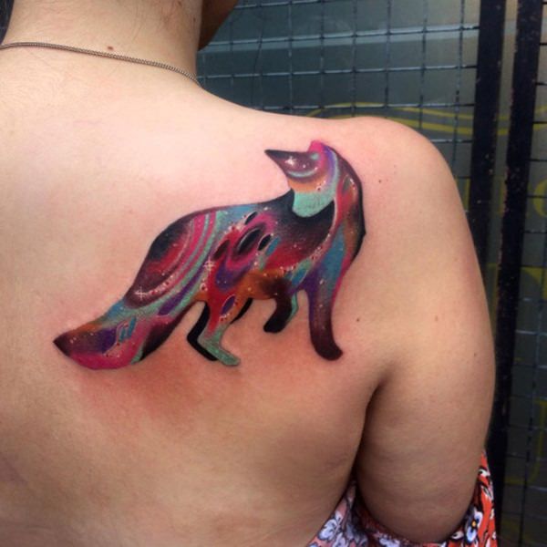 Unicorn tattoo design, idea 14