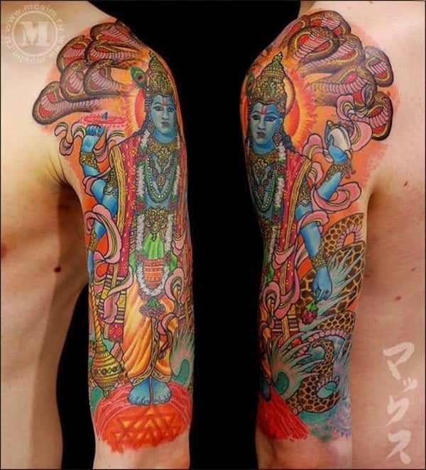 Hindu tattoo design, idea 4