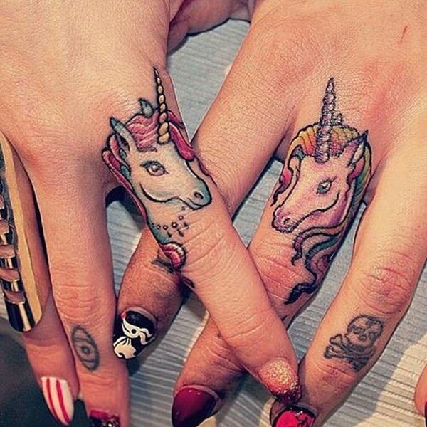 Unicorn tattoo design, idea 21
