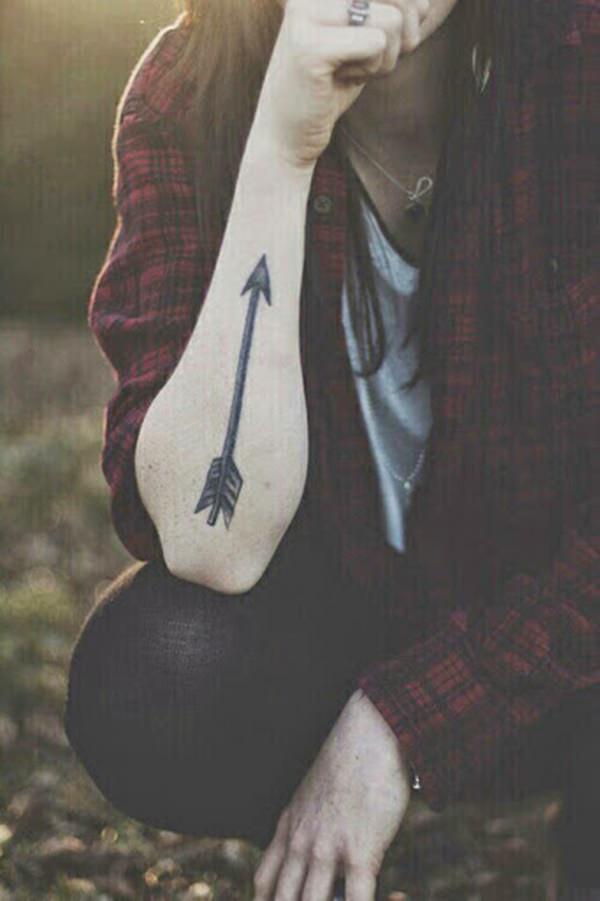 Arrow tattoo design, idea 11