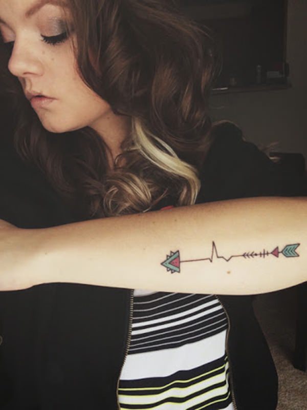 Arrow tattoo design, idea 13