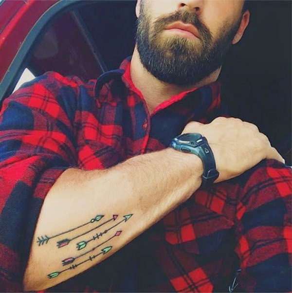 Arrow tattoo design, idea 70