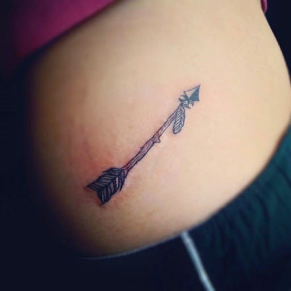 Arrow tattoo design, idea 18