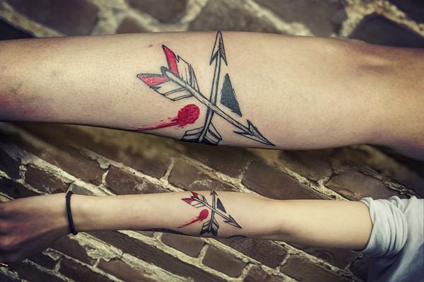 Arrow tattoo design, idea 19