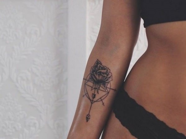 Arrow tattoo design, idea 22