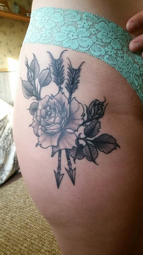 Arrow tattoo design, idea 31